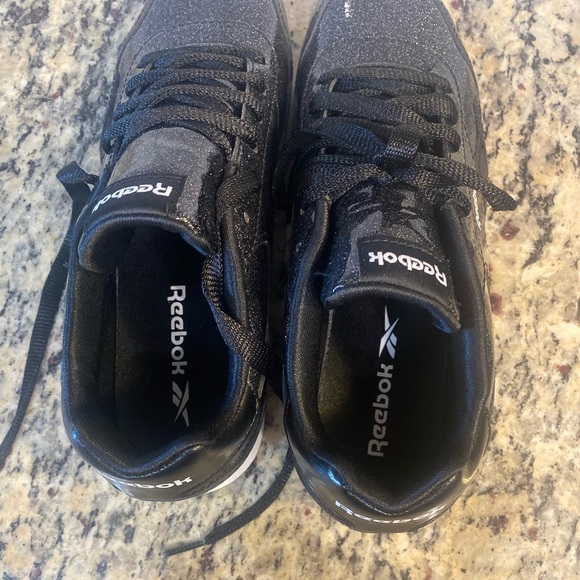 Black Sparkly Reebok Trainers - Brand New - Size 6 Womens - Picture 5 of 8